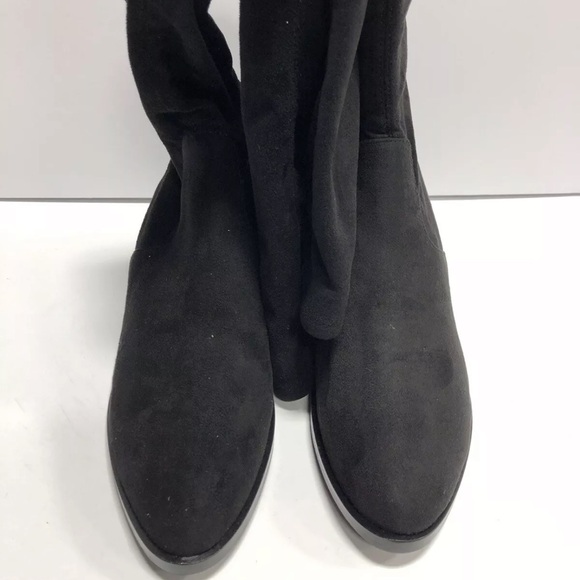 Steve Madden Women’s Georgette, Black Over The Knee Boots, Size 7.5 M